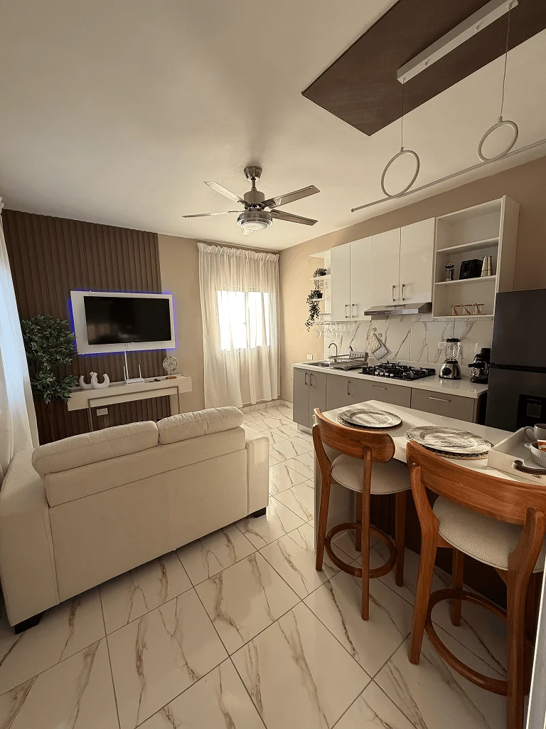 Sala de estar Apartamento 1